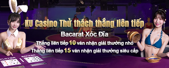 KUBET Chính Thức Nhận thưởng siêu cấp khi thắng liên tiếp tại KU CASINO