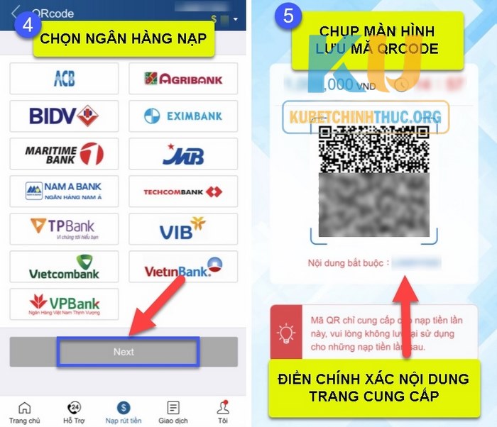 Nạp Tiền Kubet - Quy Trình Gửi Vốn Nhanh Gọn Và Bảo Mật 6 bước nạp tiền Kubet nhanh - gọn - lẹ cho tất cả thành viên
