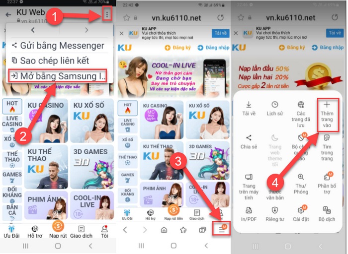 Tải Kubet - Hướng Dẫn Cài Đặt Chuẩn Trên IOS và Android Cập nhật các bước tải app Kubet cho hệ máy Android
